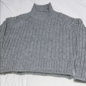 mock neck sweater